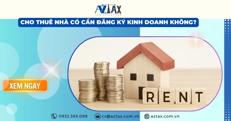 Cho thuê nhà có cần đăng ký kinh doanh không?