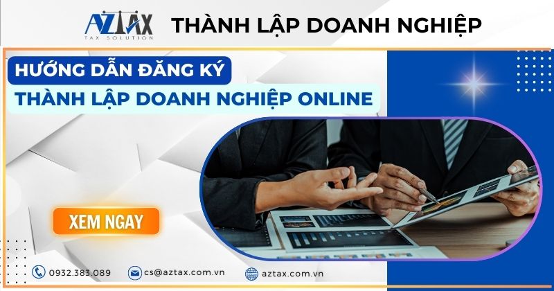 đăng ký thành lập doanh nghiệp online