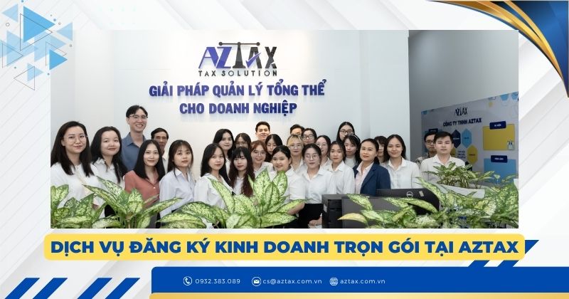 Dịch vụ đăng ký kinh doanh trọn gói tại AZTAX