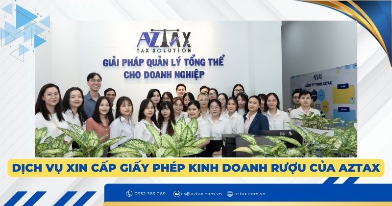 Dịch vụ xin cấp giấy phép kinh doanh rượu của AZTAX