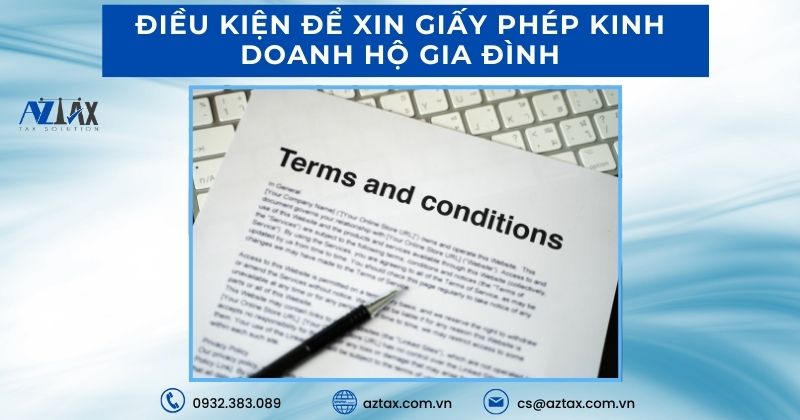 Điều kiện để xin giấy phép kinh doanh hộ gia đình