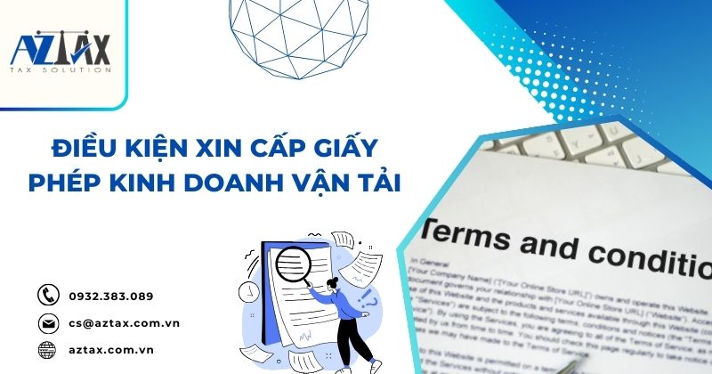 Điều kiện xin cấp giấy phép kinh doanh vận tải