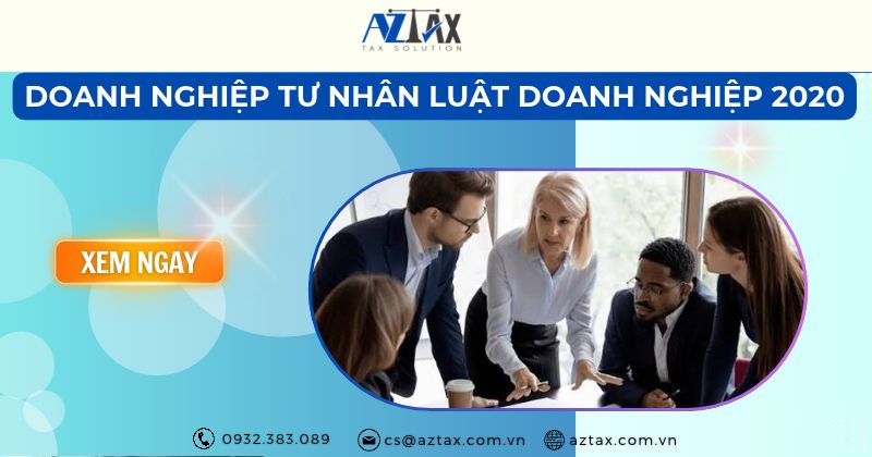 Doanh nghiệp tư nhân Luật Doanh nghiệp 2020