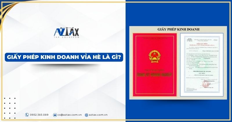 Giấy phép kinh doanh vỉa hè là gì?