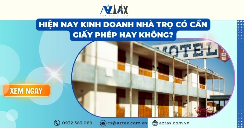 Hiện nay kinh doanh nhà trọ có cần giấy phép hay không?