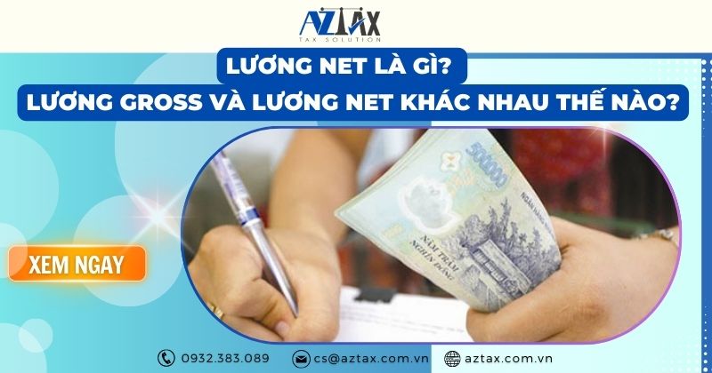 Lương net là gì? Lương gross và lương net khác nhau thế nào?