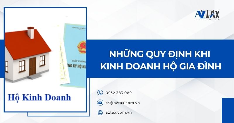 Những quy định khi kinh doanh hộ gia đình