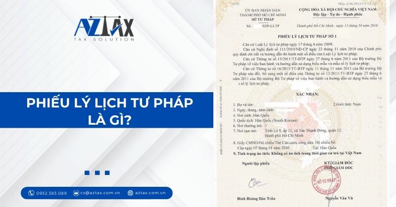 Phiếu lý lịch tư pháp là gì?