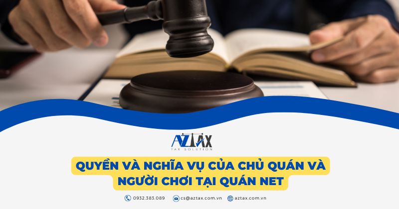 Quyền và nghĩa vụ của chủ quán và người chơi tại quán net