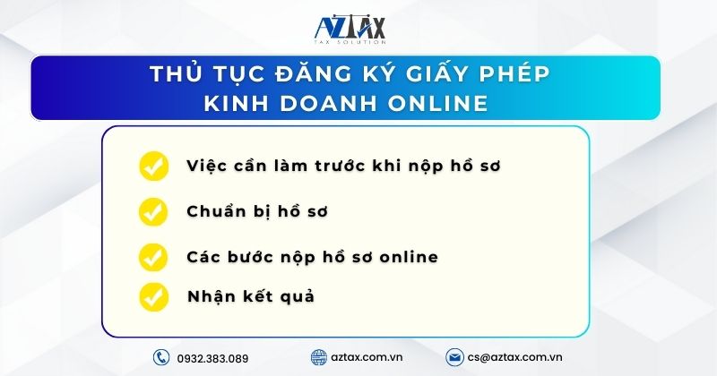 Thủ tục đăng ký giấy phép kinh doanh online