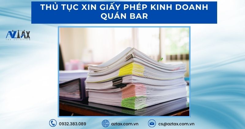 Thủ tục xin giấy phép kinh doanh quán Bar