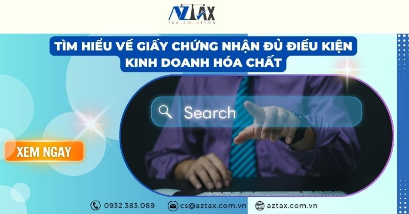 Tìm hiểu về giấy chứng nhận đủ điều kiện kinh doanh hóa chất