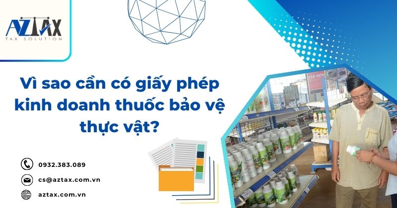 Vì sao cần có giấy phép kinh doanh thuốc bảo vệ thực vật?