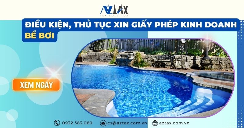 xin giấy phép kinh doanh bể bơi