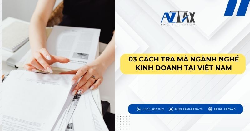 03 Cách tra mã ngành nghề kinh doanh tại Việt Nam