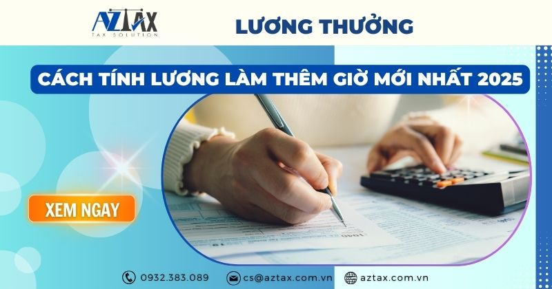 Cách tính lương làm thêm giờ mới nhất 2025