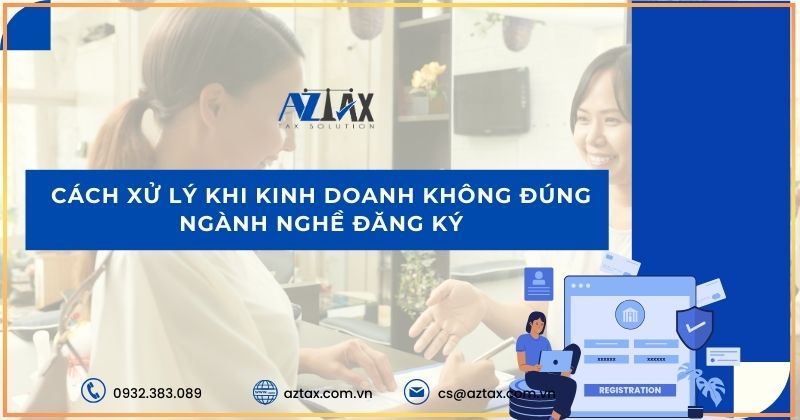 Cách xử lý khi kinh doanh không đúng ngành nghề đăng ký