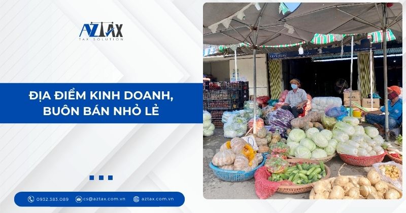 Địa điểm kinh doanh, buôn bán nhỏ lẻ