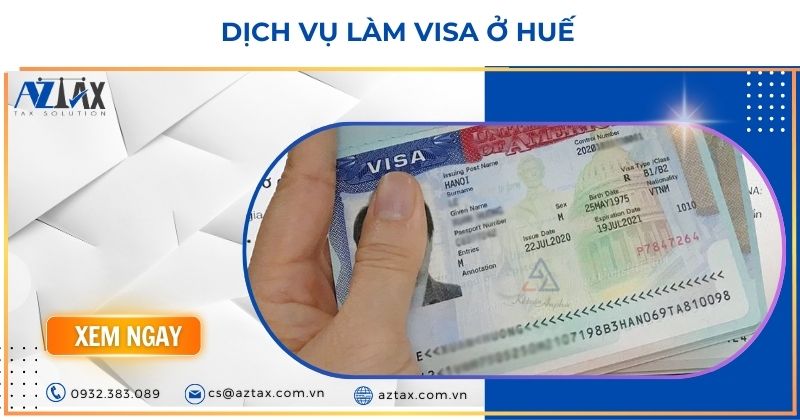 dịch vụ làm visa ở huế