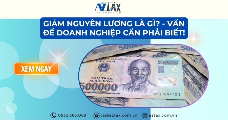 Giảm nguyên lương là gì? - Vấn đề doanh nghiệp cần phải biết!