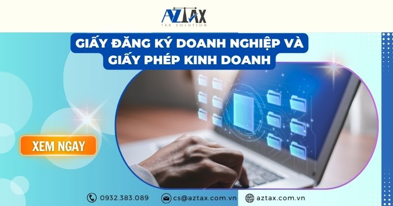 giấy đăng ký doanh nghiệp và giấy phép kinh doanh