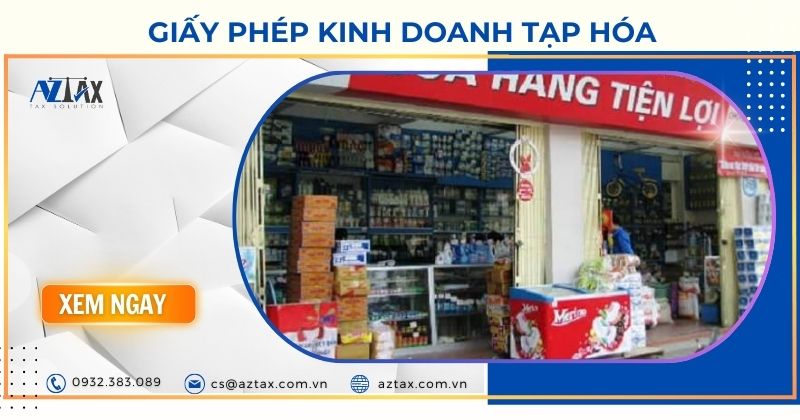 Giấy phép kinh doanh tạp hóa