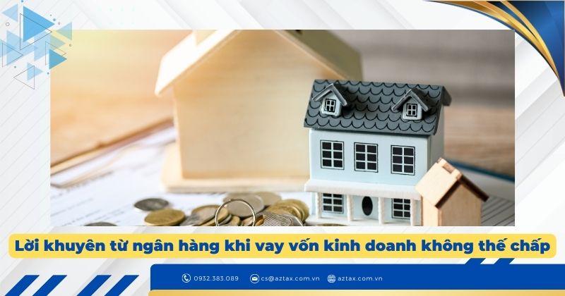 Lời khuyên từ ngân hàng khi vay vốn kinh doanh không thế chấp