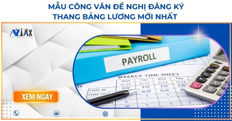 Mẫu công văn đề nghị đăng ký thang bảng lương mới nhất