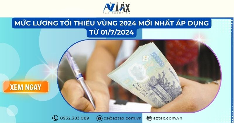 Mức lương tối thiểu vùng 2024 mới nhất áp dụng từ 01/7/2024