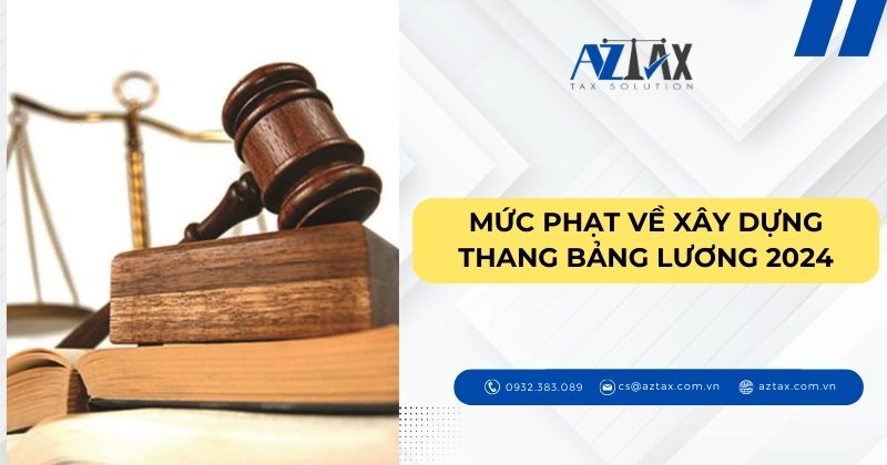 Mức phạt về xây dựng thang bảng lương 2024