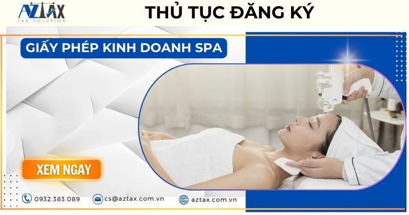 Thủ tục đăng ký giấy phép kinh doanh spa