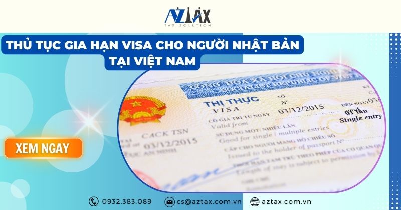 Thủ tục gia hạn visa cho người Nhật Bản tại Việt Nam