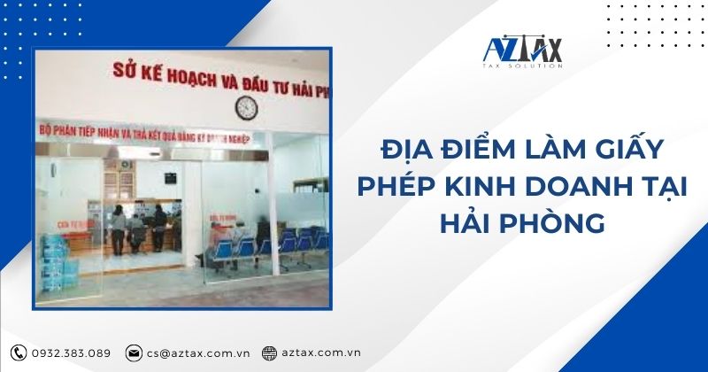 Địa điểm làm giấy phép kinh doanh tại Hải Phòng