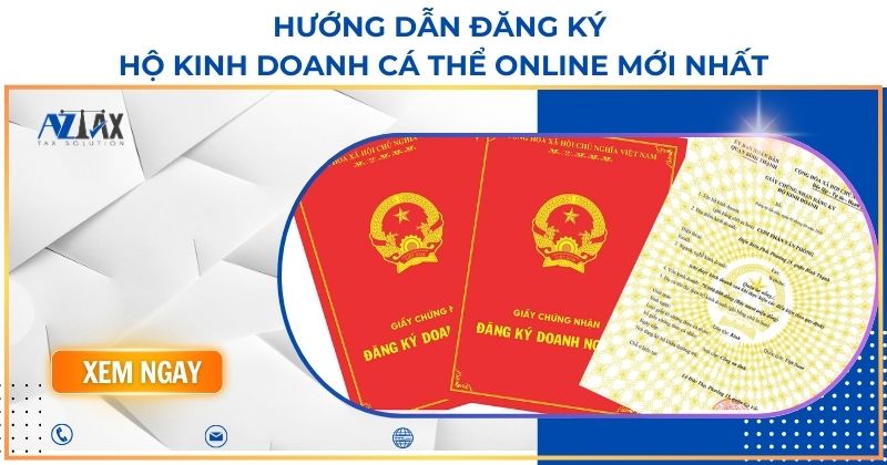 Hướng dẫn đăng ký hộ kinh doanh cá thể online mới nhất