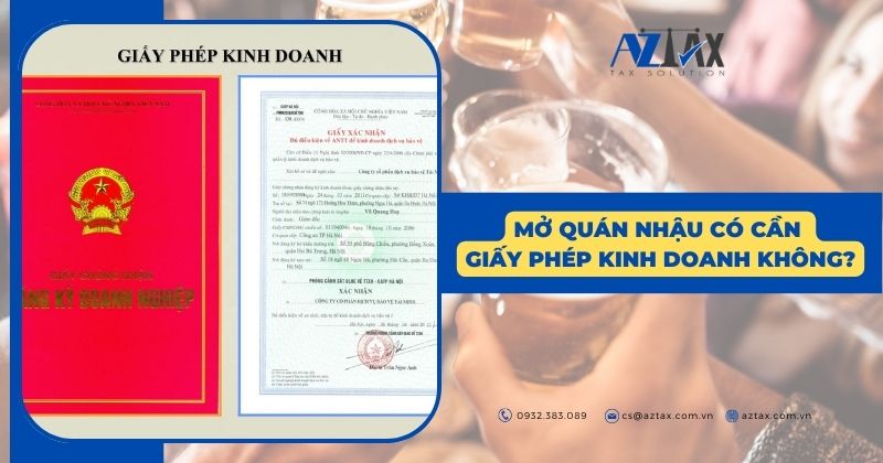 Mở quán nhậu có cần giấy phép kinh doanh không?