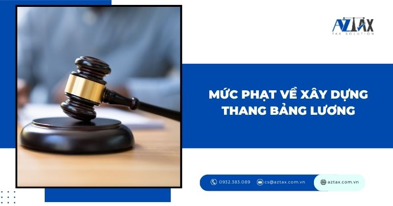 Mức phạt về xây dựng thang bảng lương