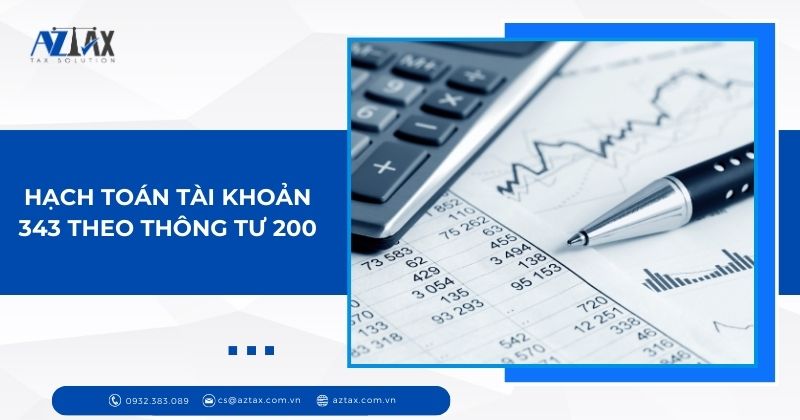 hạch toán tài khoản 343