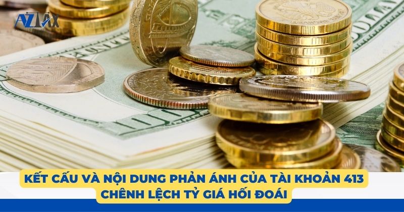 Kết cấu và nội dung phản ánh của tài khoản 413 Chênh lệch tỷ giá hối đoái