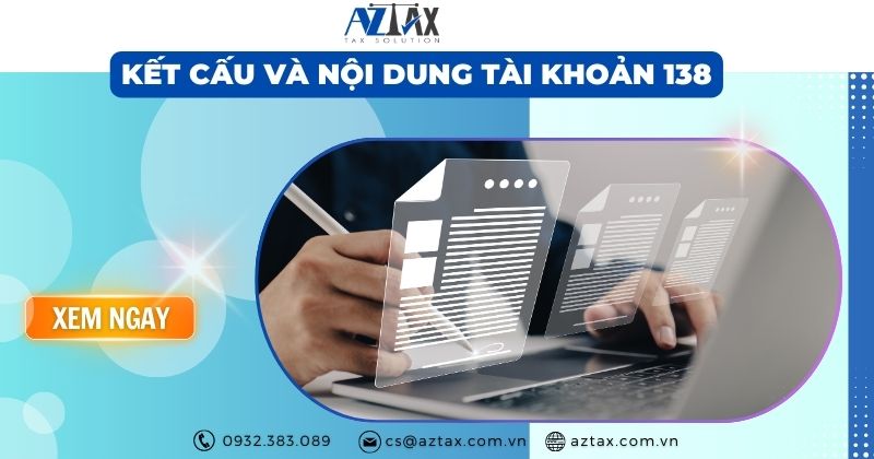 Kết cấu và nội dung phản ánh tk 138