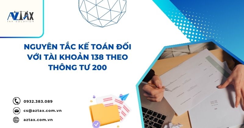 Nguyên tắc kế toán đối với tài khoản 138 theo Thông tư 133