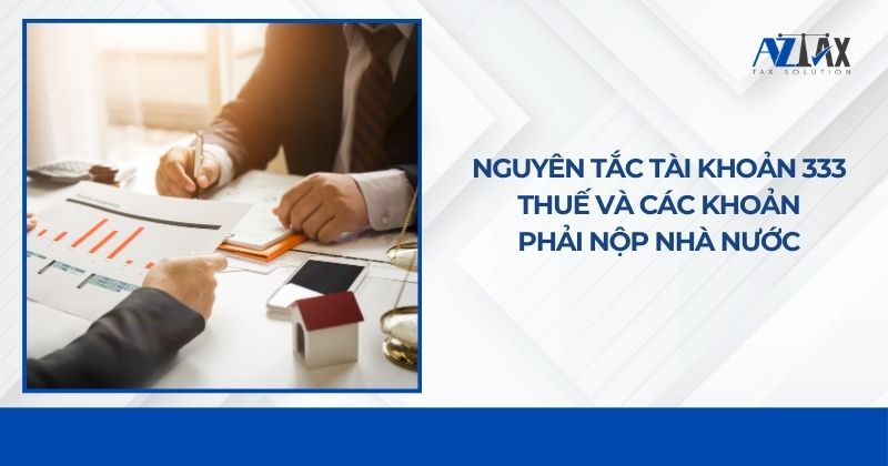 Nguyên tắc tài khoản 333 Thuế và các khoản phải nộp nhà nước