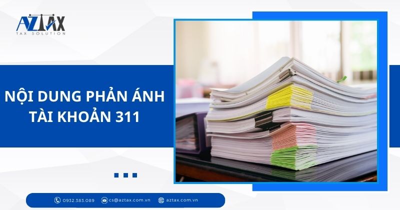 Nội dung phản ánh tài khoản 311