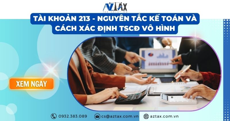 Tài khoản 213 - Nguyên tắc kế toán và cách xác định TSCĐ vô hình