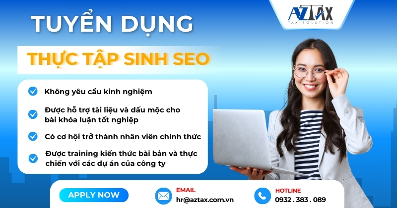 Tuyển dụng thực tập sinh seo