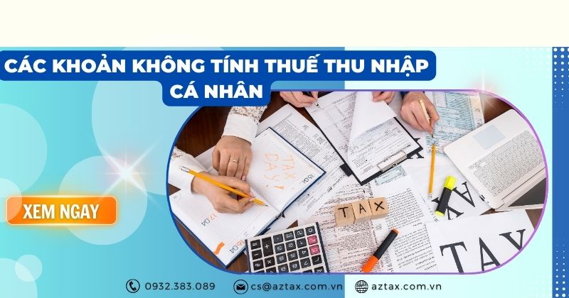 các khoản được miễn thuế tncn