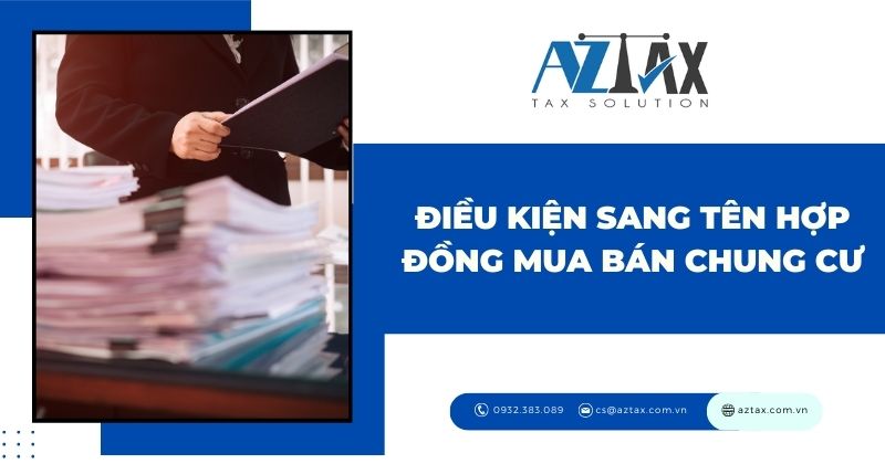 Điều kiện sang tên hợp đồng mua bán chung cư