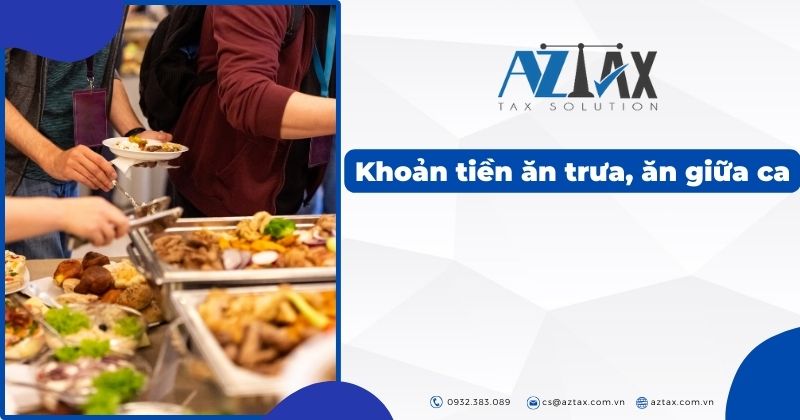 Khoản tiền ăn trưa, ăn giữa ca