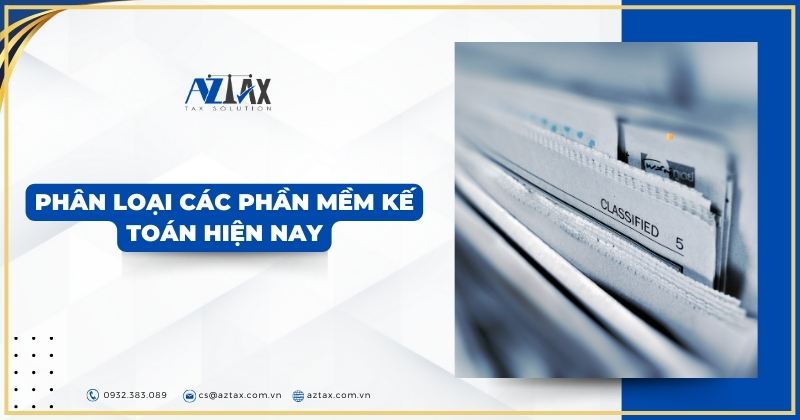 Phân loại các phần mềm kế toán hiện nay