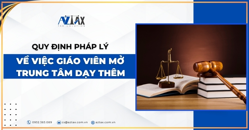 Quy định pháp lý về việc giáo viên mở trung tâm dạy thêm