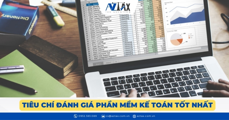 Tiêu chí đánh giá phần mềm kế toán tốt nhất